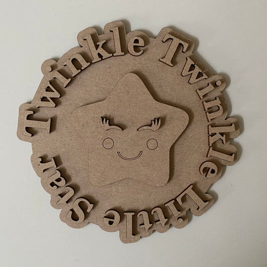 20cm Twinkle Twinkle Little Star Sign