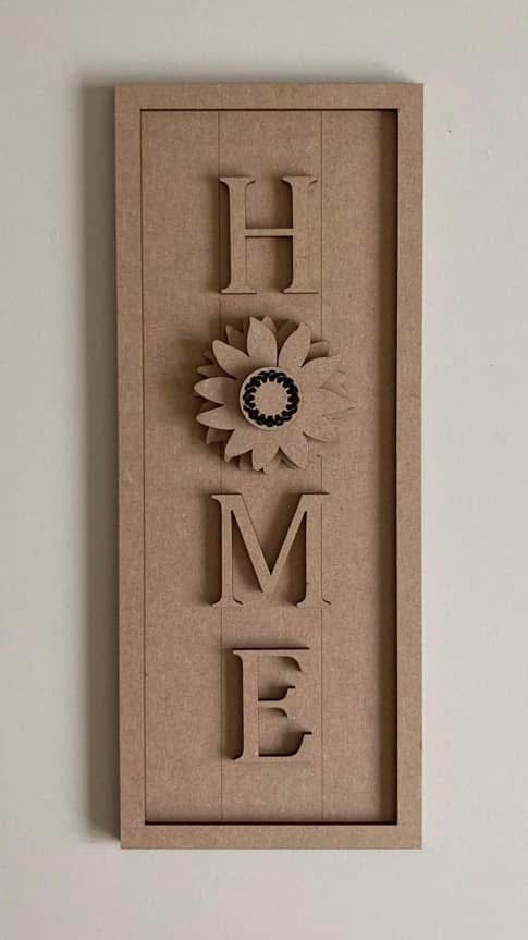 30cm Home Sunflower Sign