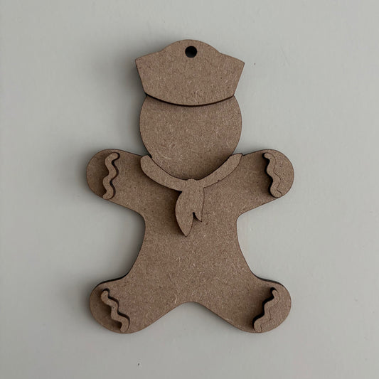 10cm Sailor Gingerbread Character