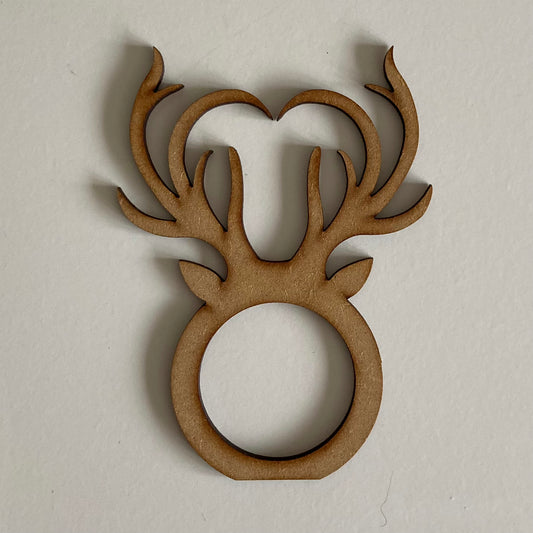 Reindeer Napkin Rings (Set Of Six)
