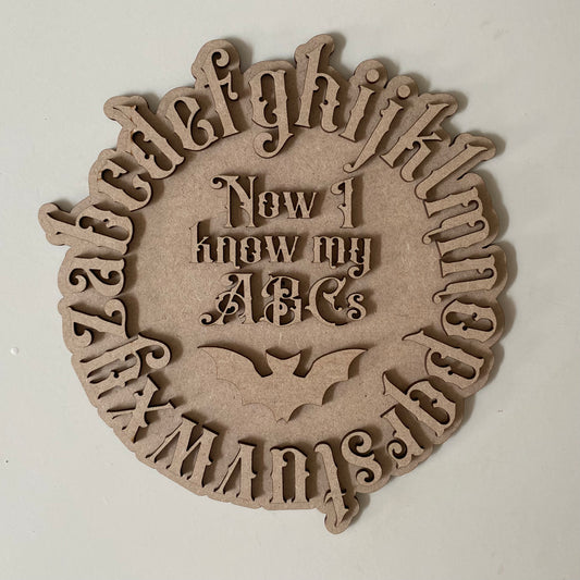 20cm ABC Gothic Sign