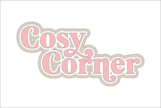40cm Cosy Corner Layered Sign