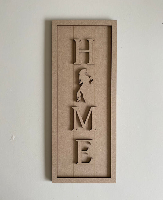 30cm Home Sign - Horse