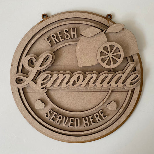 20cm Lemonade Sign