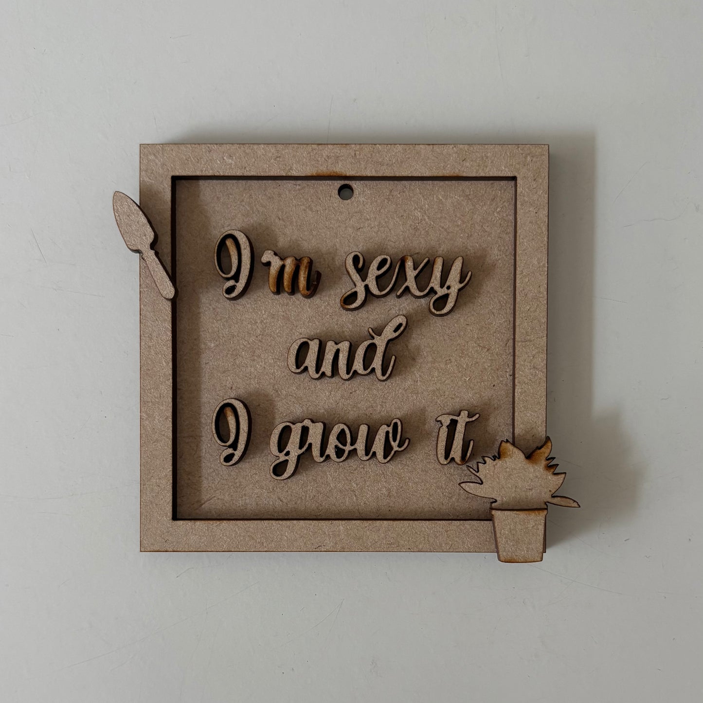 9cm I'm Sexy And I Grow It Mini Frame