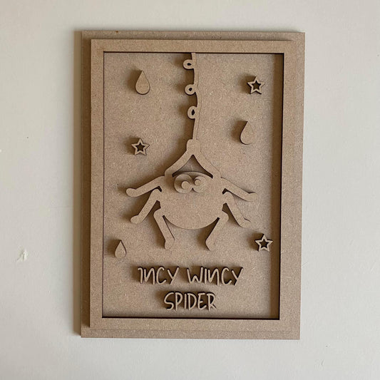 25cm Incy Wincy Spider Sign