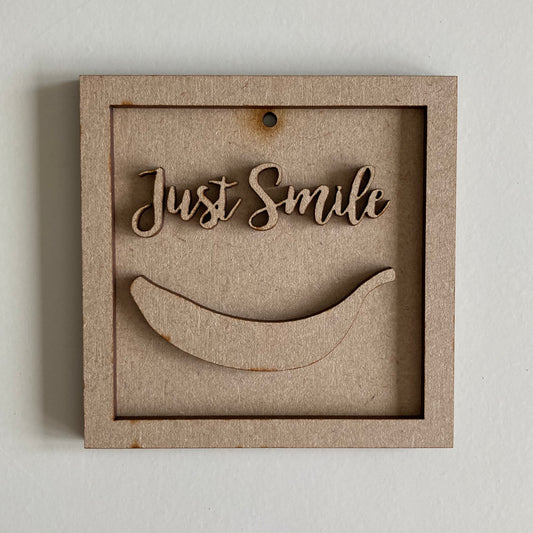9cm Just Smile Banana Mini Frame