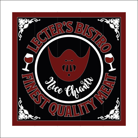 19cm Lecter's Bistro Sign