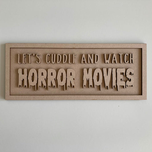 30cm Let's Cuddle And Watch Horror Movies