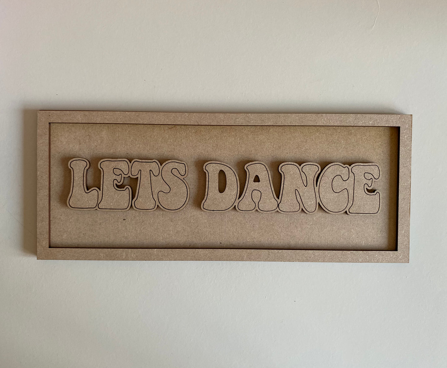 30cm Let's Dance Sign