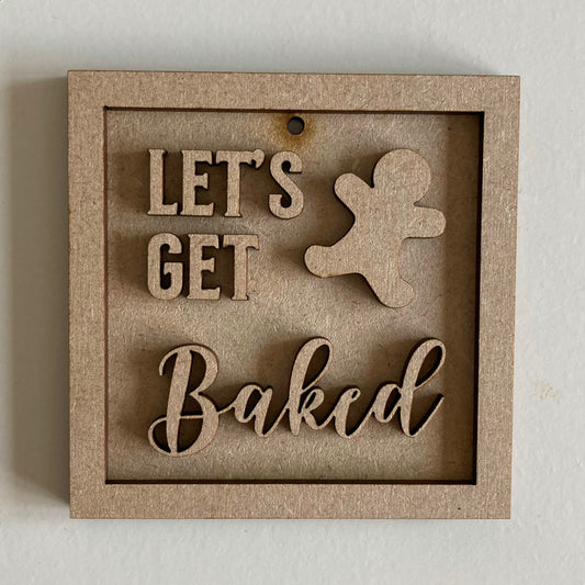 Let's Get Baked Mini Frame