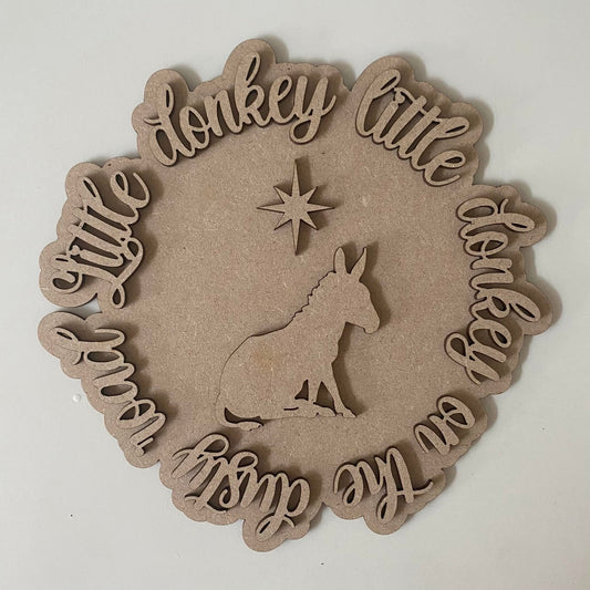 20cm Little Donkey Sign