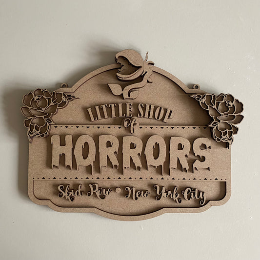 25cm Little Shop Of Horrors Fancy Sign