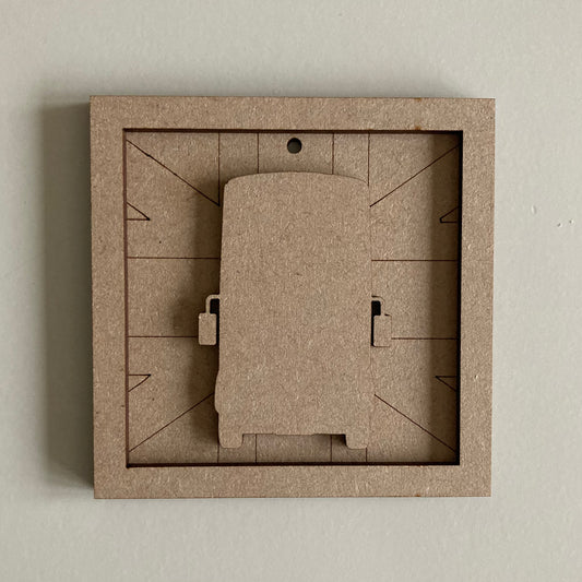 9cm London Bus Mini Frame