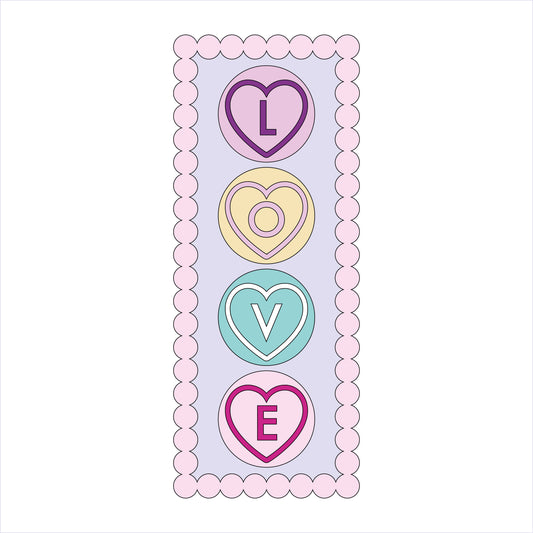 30cm Love Hearts Love Bead Sign