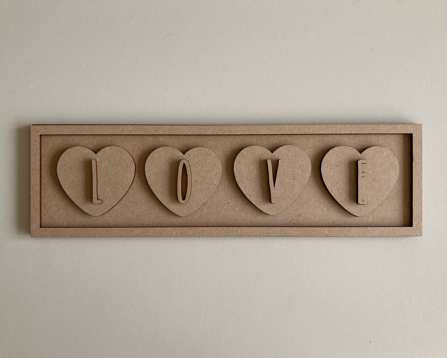 30cm Hearts - Love Sign