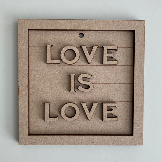 9cm Love Is Love Mini Frame