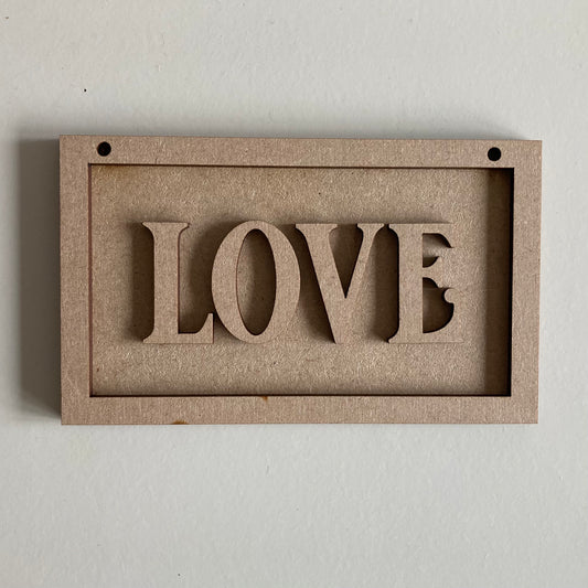 13cm Love Mini Frame