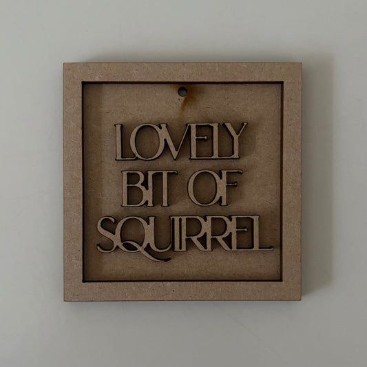 9cm Lovely Bit Of Squirrel Mini Frame