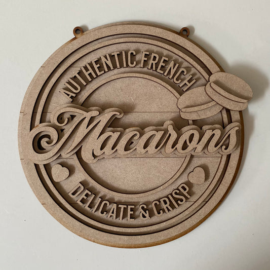 20cm Macarons Sign
