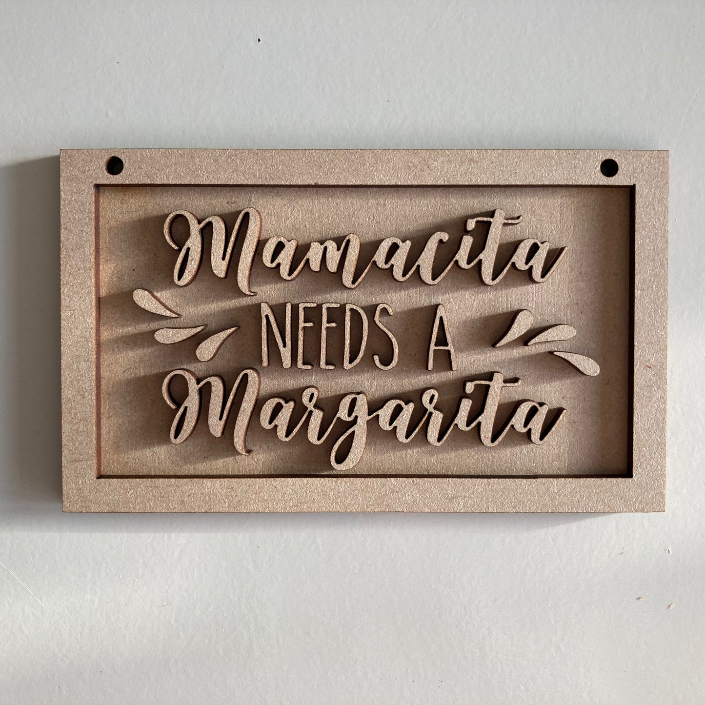 13cm Mamacita Needs A Margarita Mini Frame