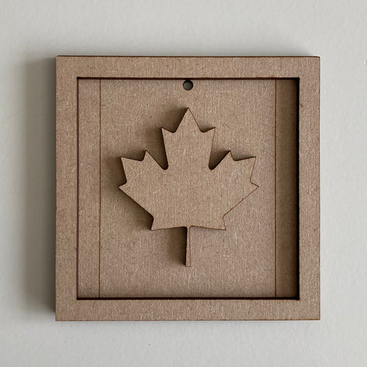 9cm Maple Leaf Mini Frame