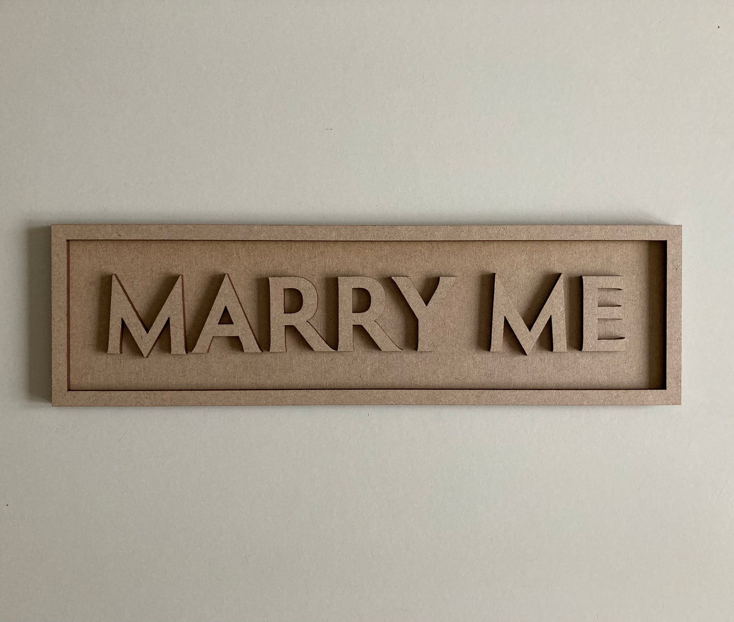 30cm Marry Me Sign
