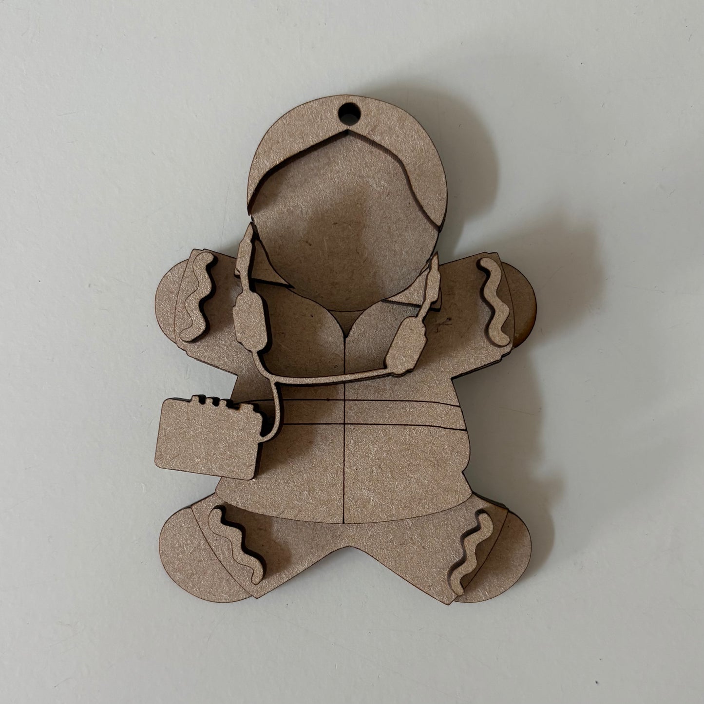 10cm 80s School Girl With Walkman Gingerbread Character