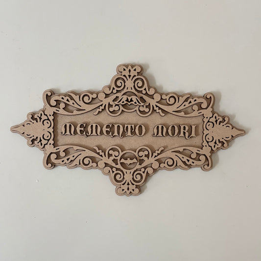 30cm Memento Mori Sign