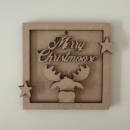 9cm Merry Christmoose Mini Frame