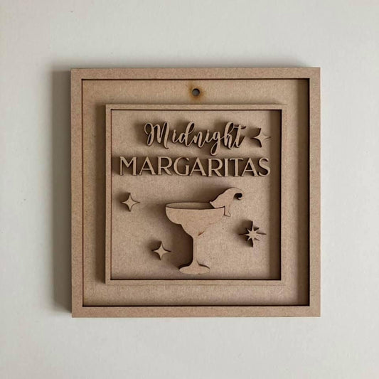 15cm Midnight Margaritas Sign