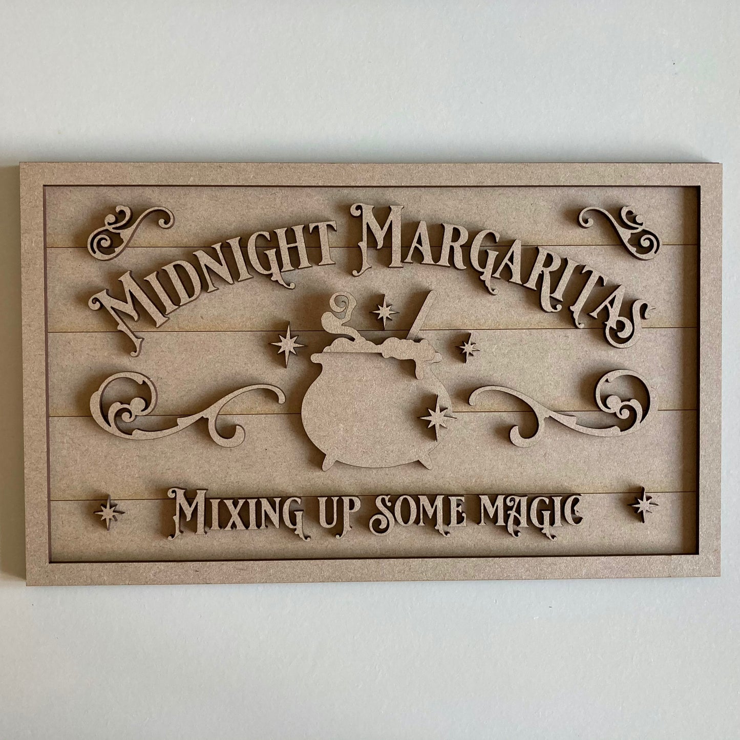 30cm Midnight Margaritas Sign