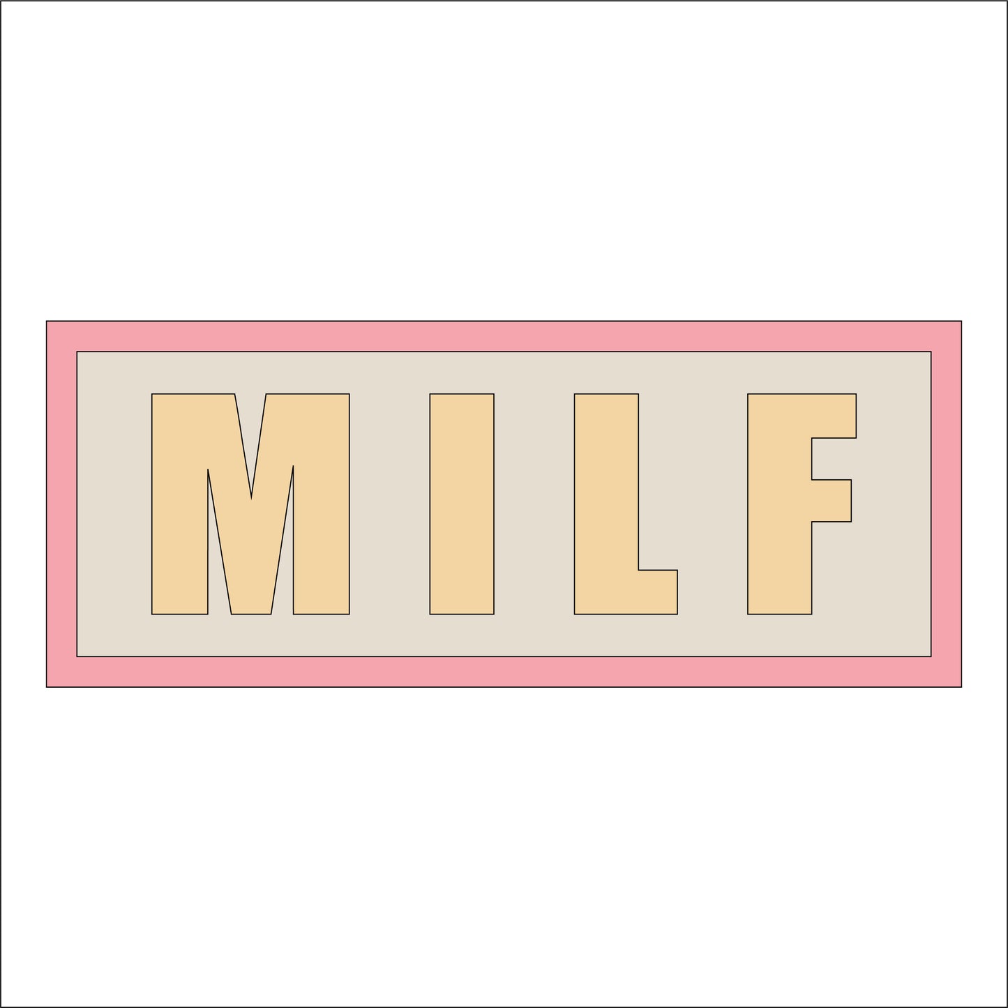30cm Milf Sign
