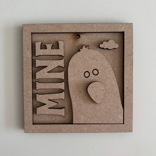 9cm Mine Seagull Mini Frame
