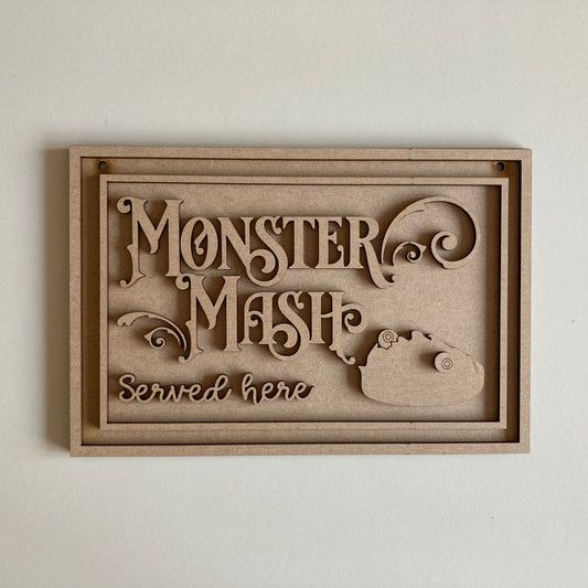22.5cm Monster Mash Served Here