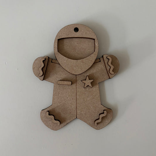 10cm Motor Racer Gingerbread Character