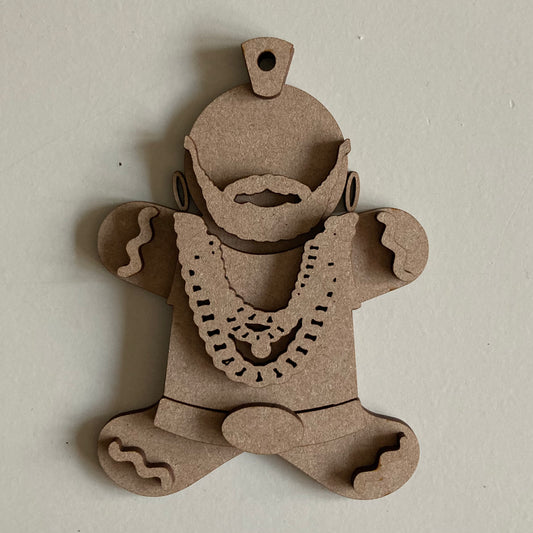 10cm Bad Ass Gingerbread Character