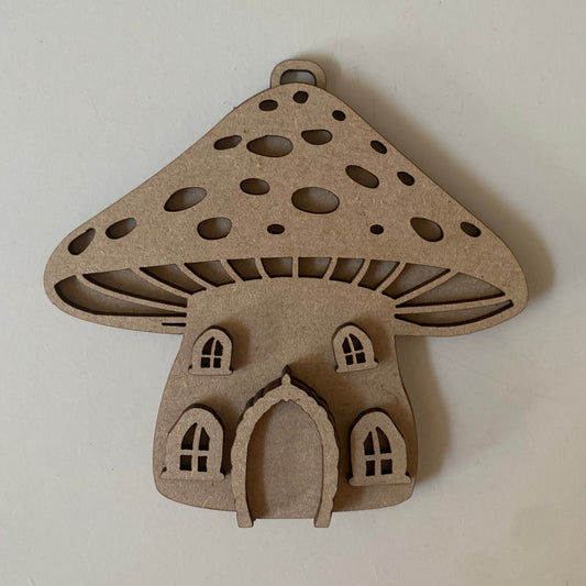 12.5cm Toadstool Decoration