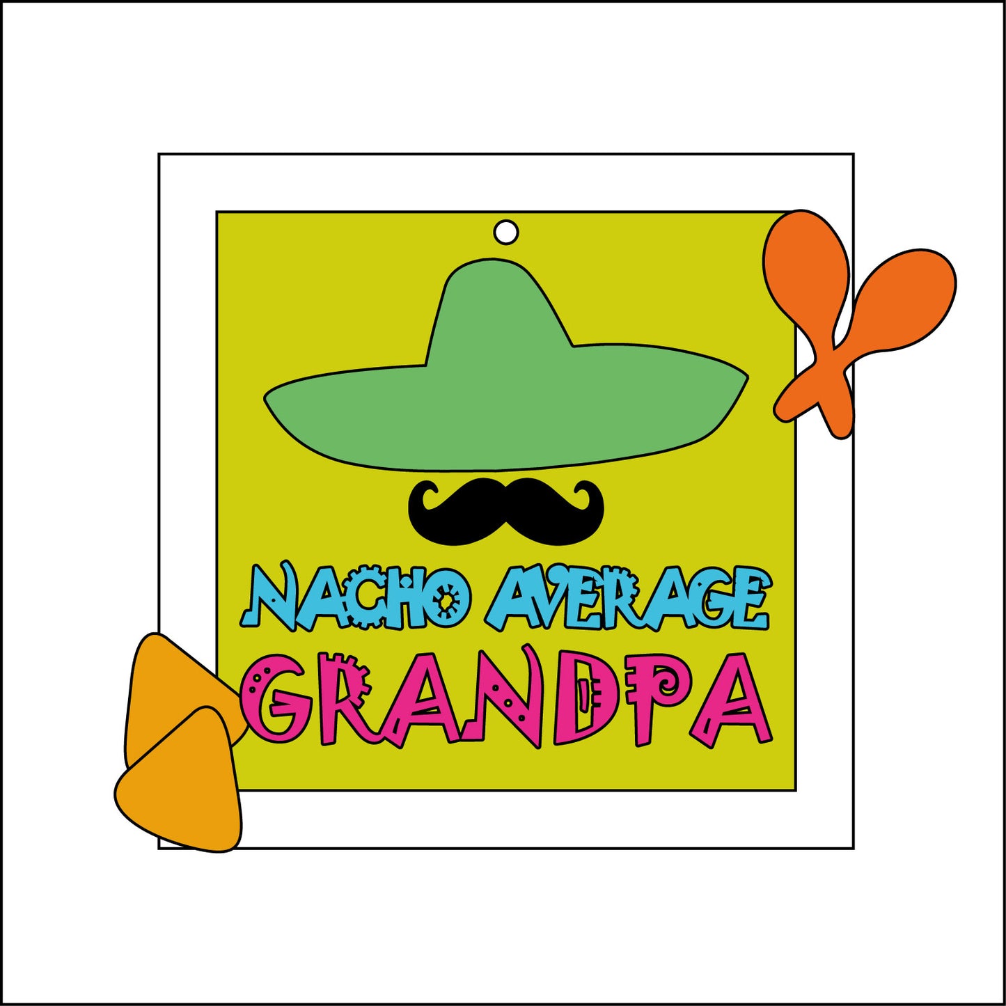 9cm Nacho Average Dad Mini Frame