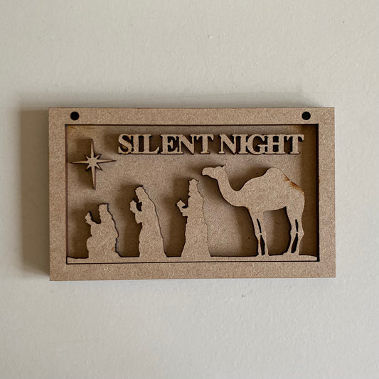 13cm Nativity - Silent Night Mini Frame