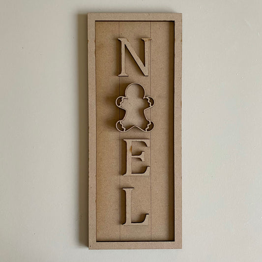 30cm Noel - Gingerbread Sign