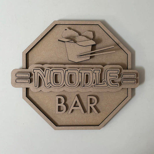 23cm Noodle Bar Sign