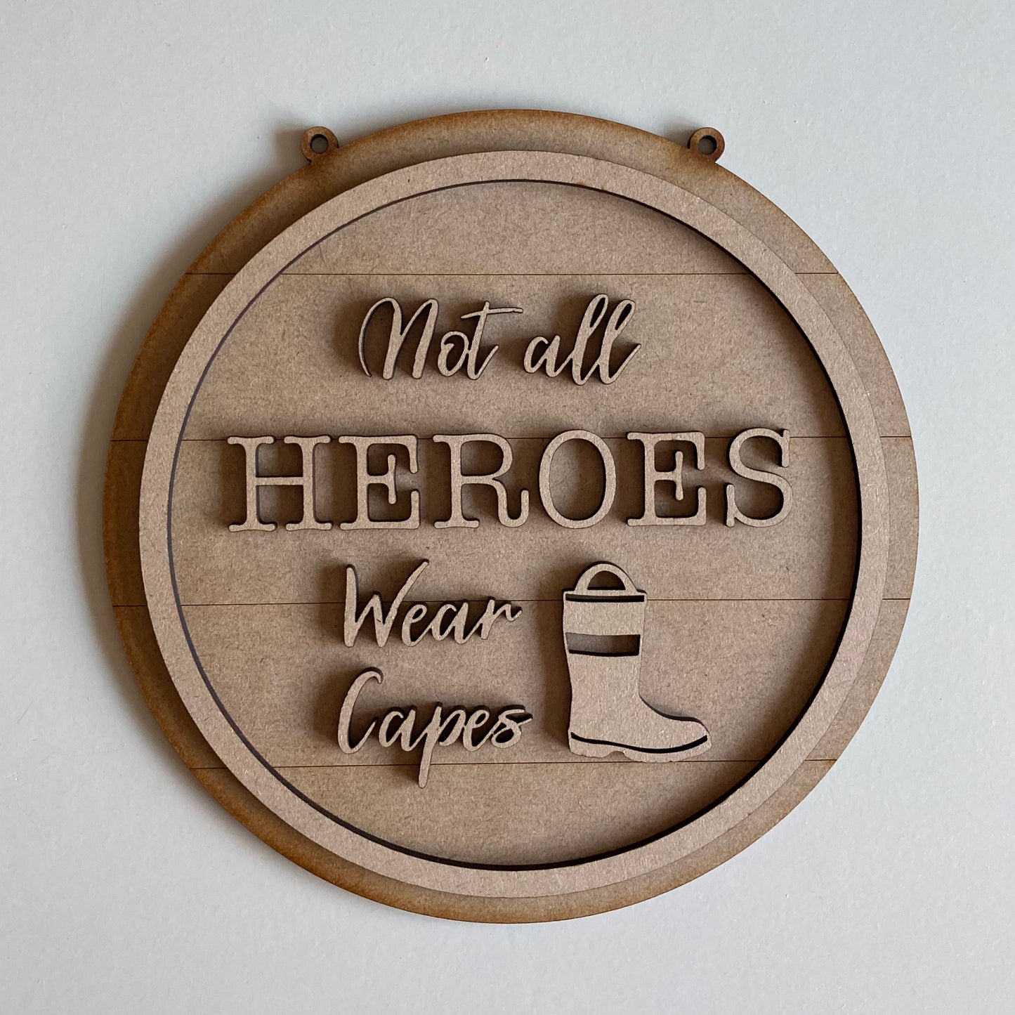 20cm No All Heroes Wear Capes