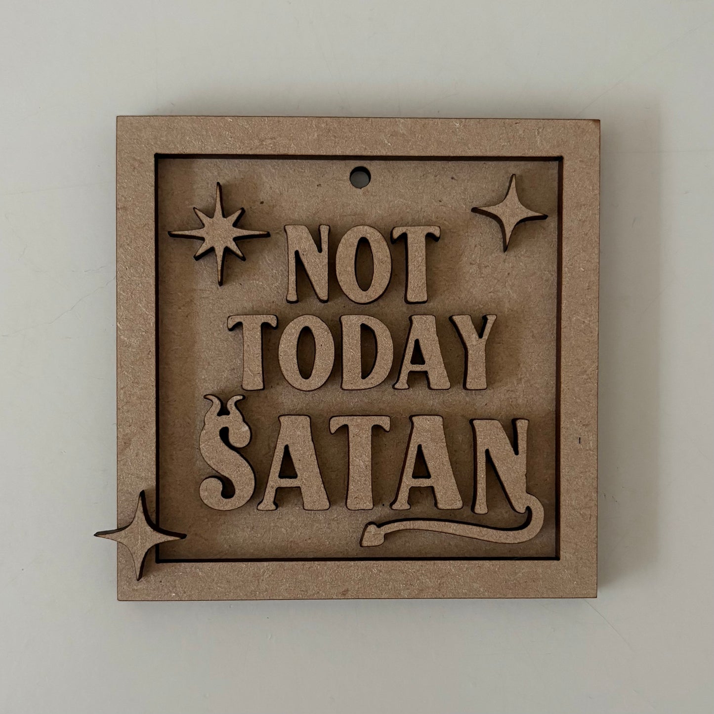 9cm Not Today Satan Mini Frame