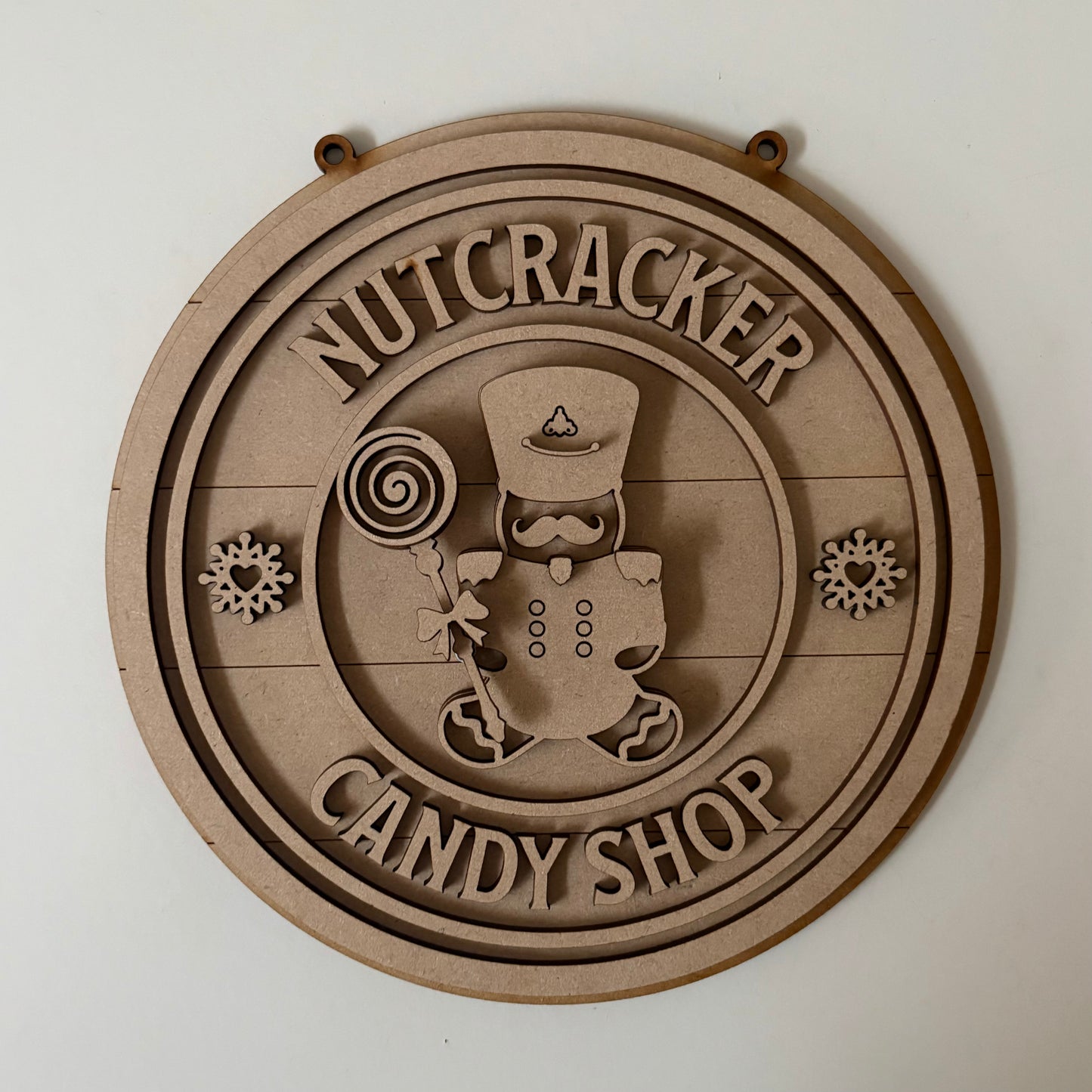20cm Nutcracker Candy Shop Sign