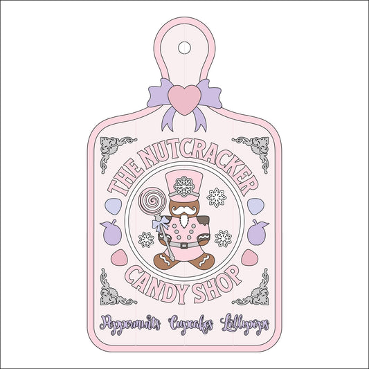 30cm Nutcracker Candy Shop Chopping Board