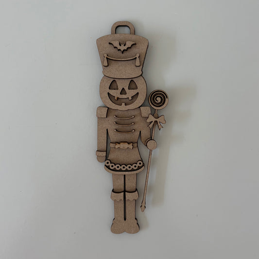 15cm Halloween Pumpkin Nutcracker Decoration