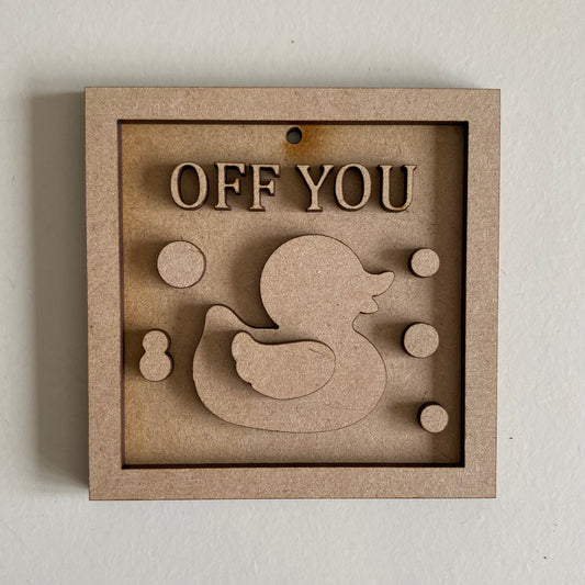 9cm Off You Duck Mini Frame