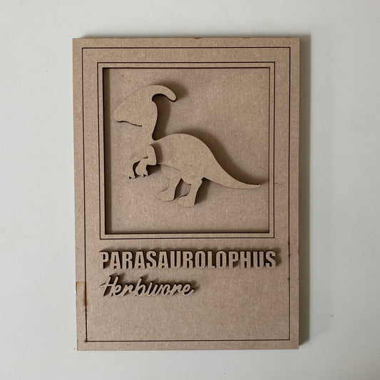 25cm Parasaurolophus Dinosaur Sign