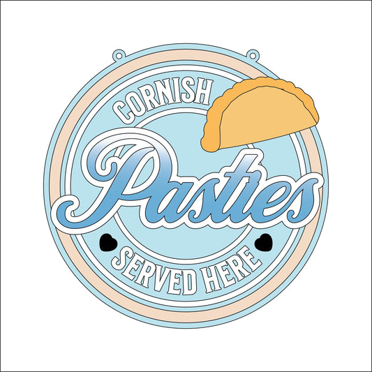 20cm Cornish Pasties Sign